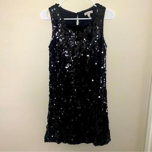 Black Sequin Dress